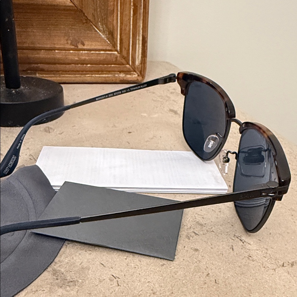 BMW Black and Brown Sunglasses - Picture 5 of 6
